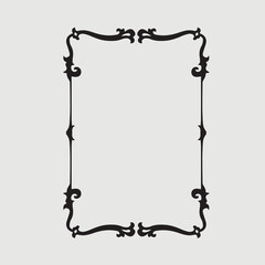 Frame, in the style of an ornament, Vector illustration eps 10, Art.	