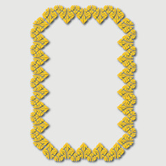 Frame, in the style of an ornament, Vector illustration eps 10, Art.	