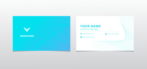 Fototapeta premium simple business card design
