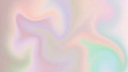 blurry colorful holographic motion, abstract background with calm pastel tones