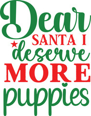 Fototapeta premium Christmas dog svg desings cut fail 