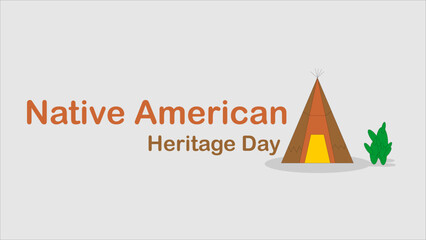 Native American Day,  holiday at California, Nevada, South Dakota, Tennessee in September and October. background 