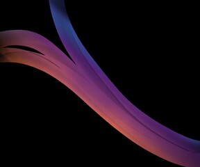  background waves design illustration on black background 