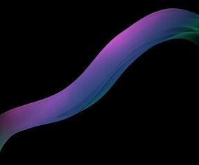 abstract purple background waves design illustration on black background 
