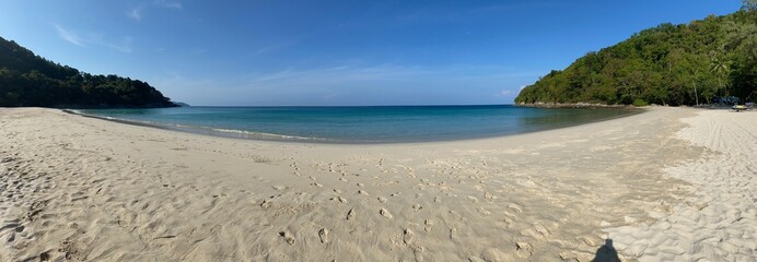 view of the sea from the beach