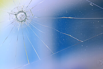 background bullet hole glass abstract crime gun shot