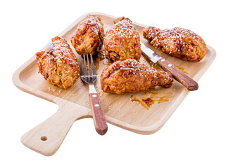 grilled chicken Korea style isolated and save as to PNG file - 540236289