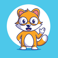 Cute Shiba Inu Dog Running Cartoon Vector Icon Illustration