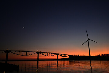 夕暮れに染まる空