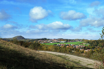 Fototapeta premium Terril de Auchel depuis le terril de Lapugnoy
