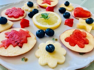 waffles with berries