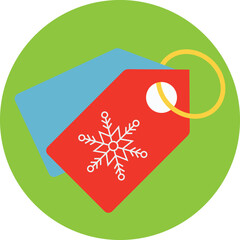 Winter tag Vector Icon which is suitable for commercial work and easily modify or edit it
