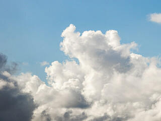 Obraz premium Daylight sky with big cloud from the caribbean puerto rico