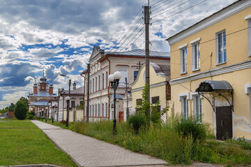 Fototapeta na wymiar Street in Shuya, Russia
