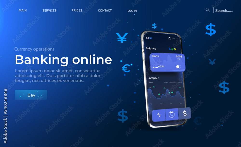 Poster an application for online banking. mobile phone payment with nfc technology and a high level of paym
