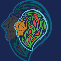 lion head mascot
