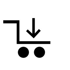 Add shopping cart icon illustration 