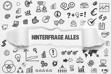 hinterfrage alles	