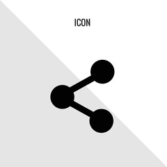 Share vector icon illustration sign