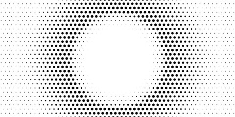 Halftone monochrome pattern with dots. Minimalism, vector. Background for posters, websites, business cards, postcards, interior design.