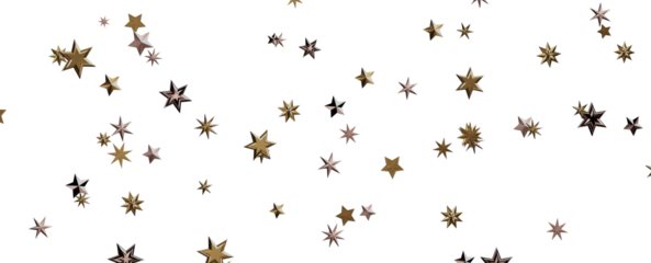 stars. Confetti celebration, Falling golden abstract decoration for party, birthday celebrate,