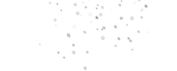 Winter christmas sky with falling snow