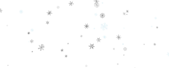 Winter christmas sky with falling snow