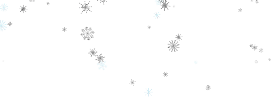 Winter christmas sky with falling snow