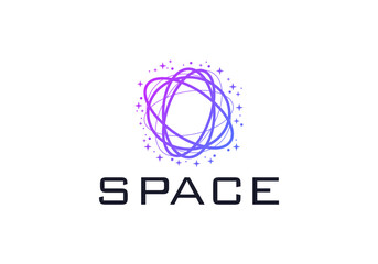 SPACE MODERN TECH LOGO DESIGN