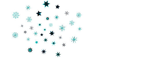 Snowflakes Falling On Snow - Winter Banner