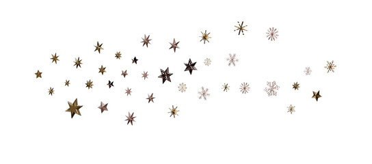 Winter christmas sky with falling snow