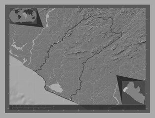Grand Cape Mount, Liberia. Bilevel. Major cities