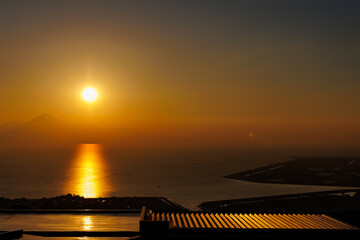 有明海の夕暮れ