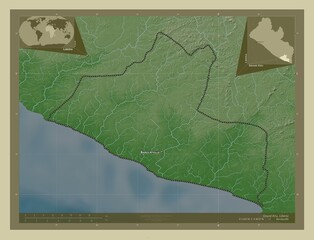 Grand Kru, Liberia. Wiki. Labelled points of cities