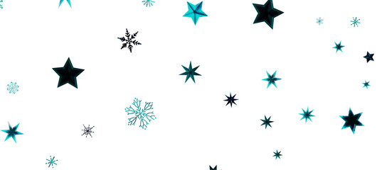 Snowflakes Falling On Snow - Winter Banner