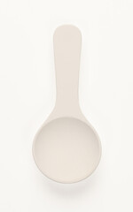 白いスプーン　デザイン素材