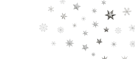 Falling snow at night. Bokeh lights