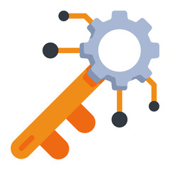 key flat icon