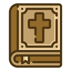 bible two tone icon