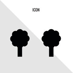 Trees vector icon illustration sign