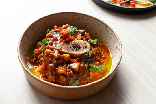 Osso Buco In Restaurant