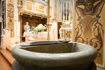 baptismal font