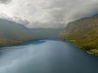 Lake Bohinj is the largest natural lake in Slovenia. The glacier cave is located in the Bohinj valley in the northwestern part of the country, in the Julian Alps, in the historical region