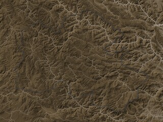 Houaphan, Laos. Sepia. No legend