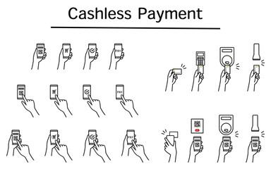 キャッシュレス、オンライン決済、スマートフォンやクレジットカードでオンライン決済・キャッシュレス決済する