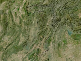 Xaignabouri, Laos. Low-res satellite. No legend