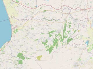 Akkar, Lebanon. OSM. No legend