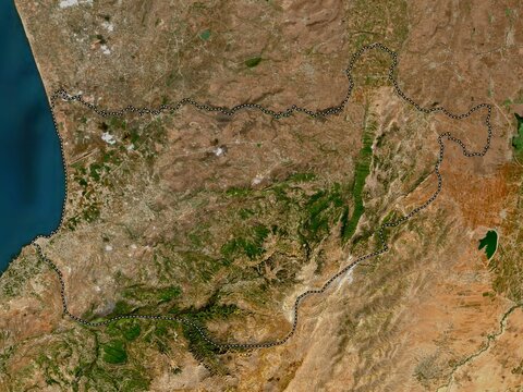 Akkar, Lebanon. Low-res satellite. No legend