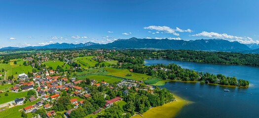 Sommerliches Seehausen am Staffelsee