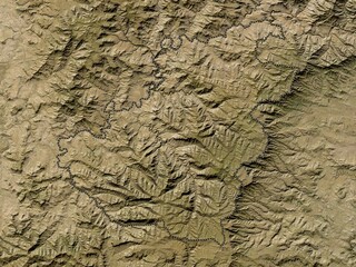 Quthing, Lesotho. Low-res satellite. No legend